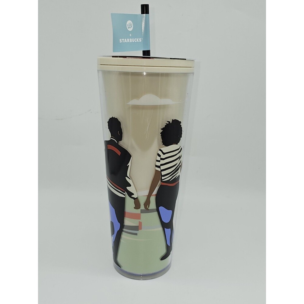 Starbucks + Lou 2024 Venti Tumbler Black History Month Damon Brown 24oz NEW